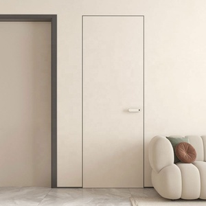 Frameless Invisible Soundproof Indoor Solid Wood Door
