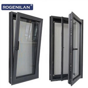 Rogenilan Aluminum Double Glass Casement Window