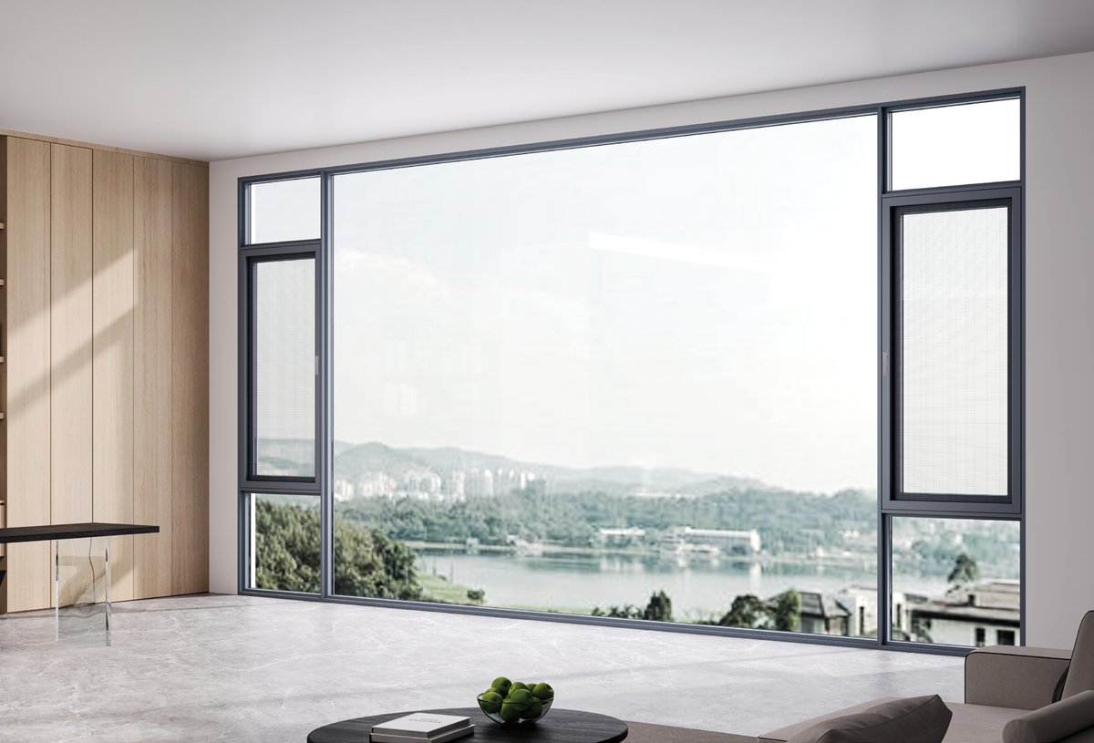 Acoustic Insulated Triple Glazed Aluminum Casement Window