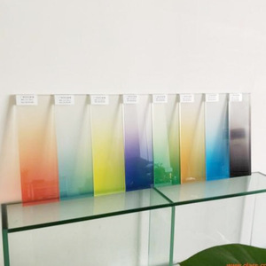 SGP Laminated Colored Tempered Art Glass Panel