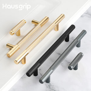 Hausgrip Hardware Textured Aluminum Alloy Handles Cabinet Furniture Pulls