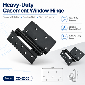 Black Heavy Duty Casement Window Hinge CZ-E005